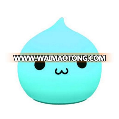 Rechargeable Waterdrop Silicone Night Light for Kids Baby Children Toddler